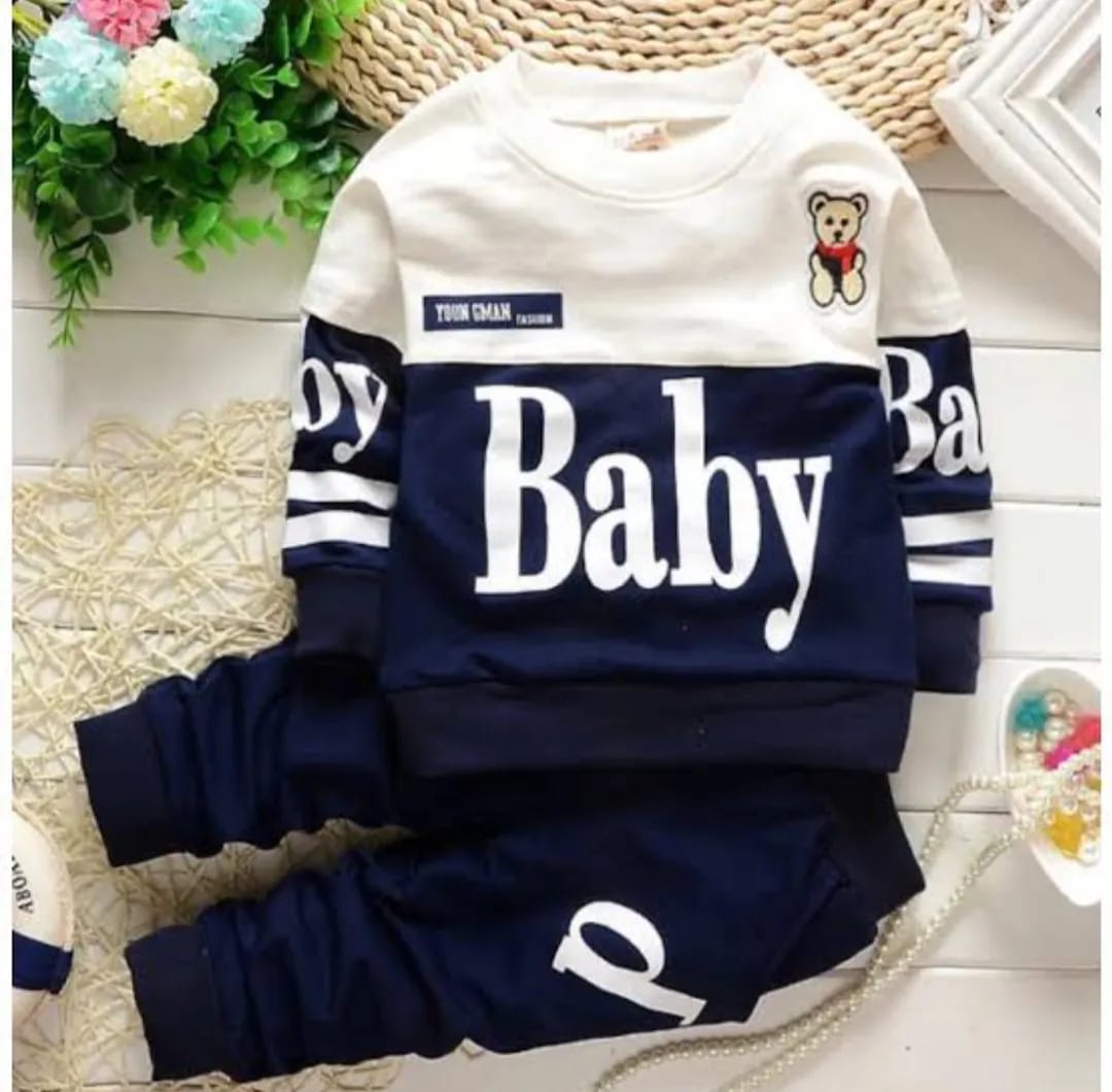 TMF-206 Sweater & Pant Set-(Baby Navy)