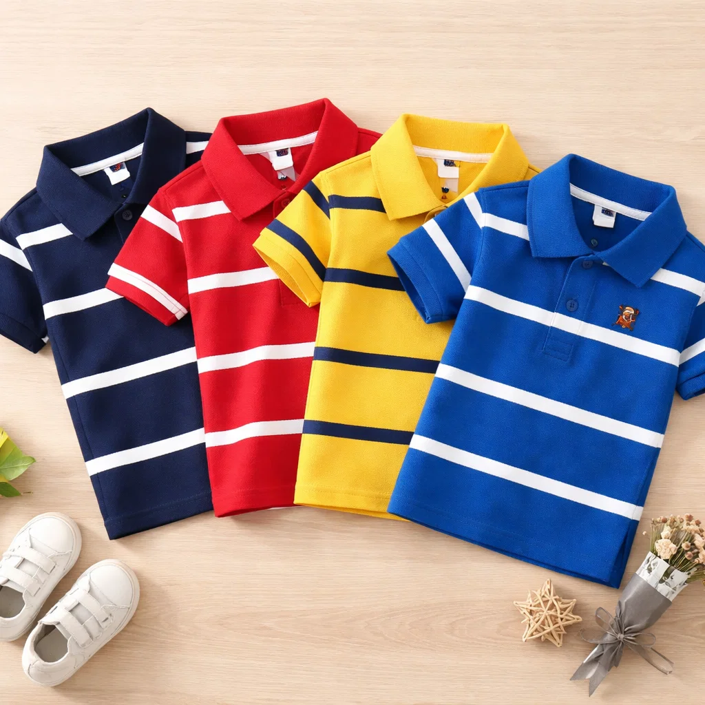 TMF-625 POLO T SHIRT Combo 4pcs-(navy/red/yellow/royal-blue)