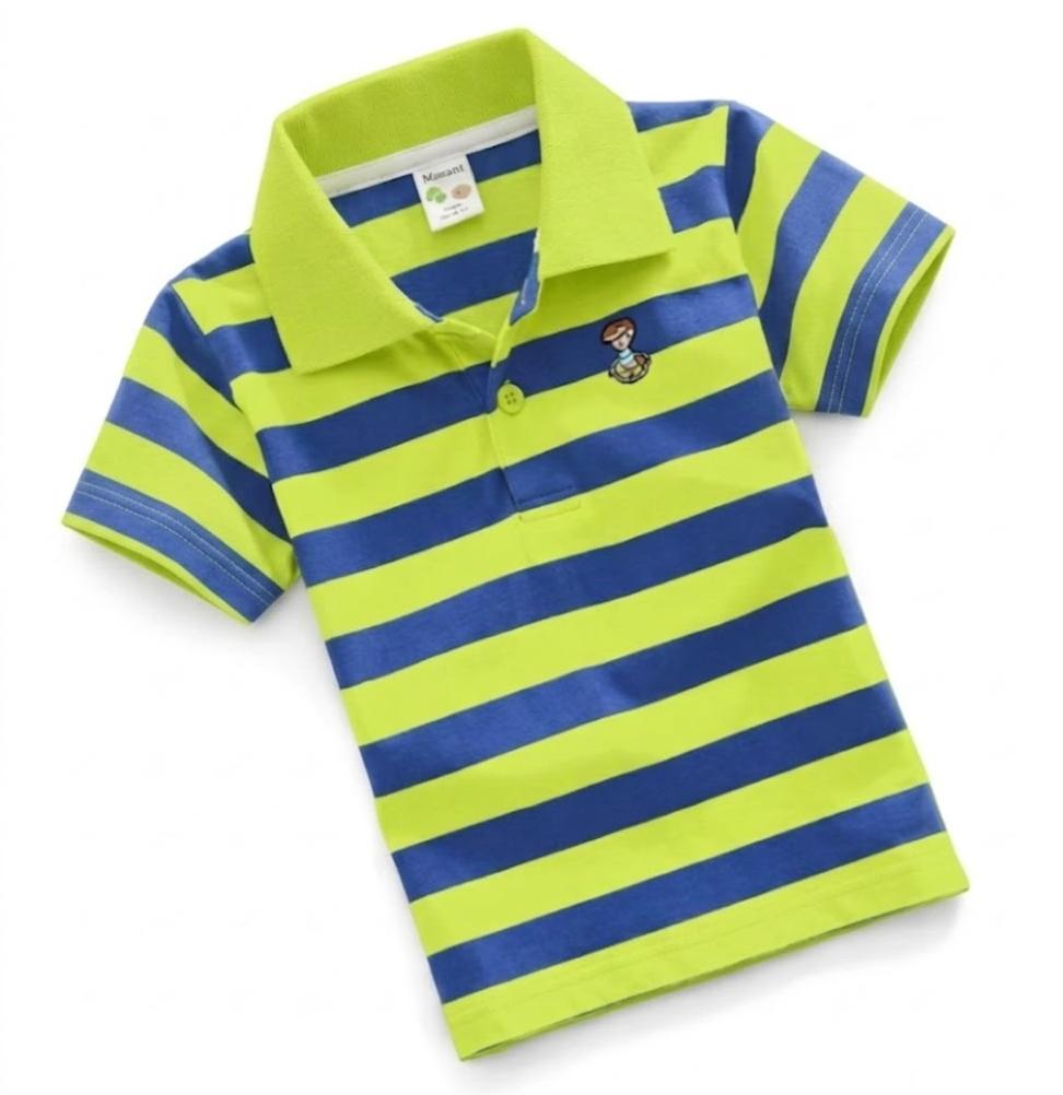 TMF-121 POLO T SHIRT (light parrot)